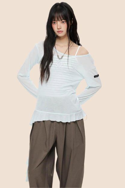 Sheer Summer Smock Top