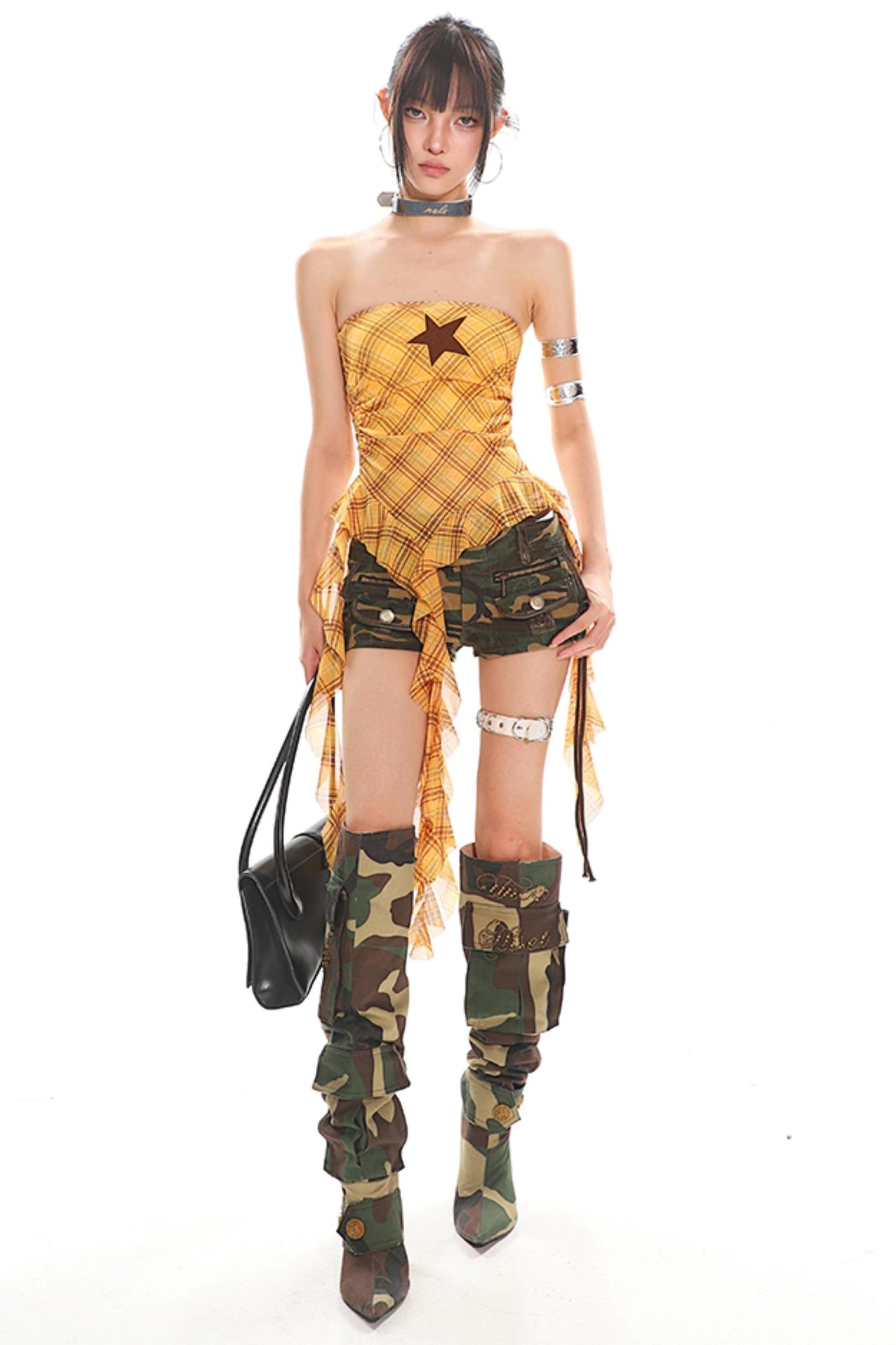 Yellow Embroidered Vest