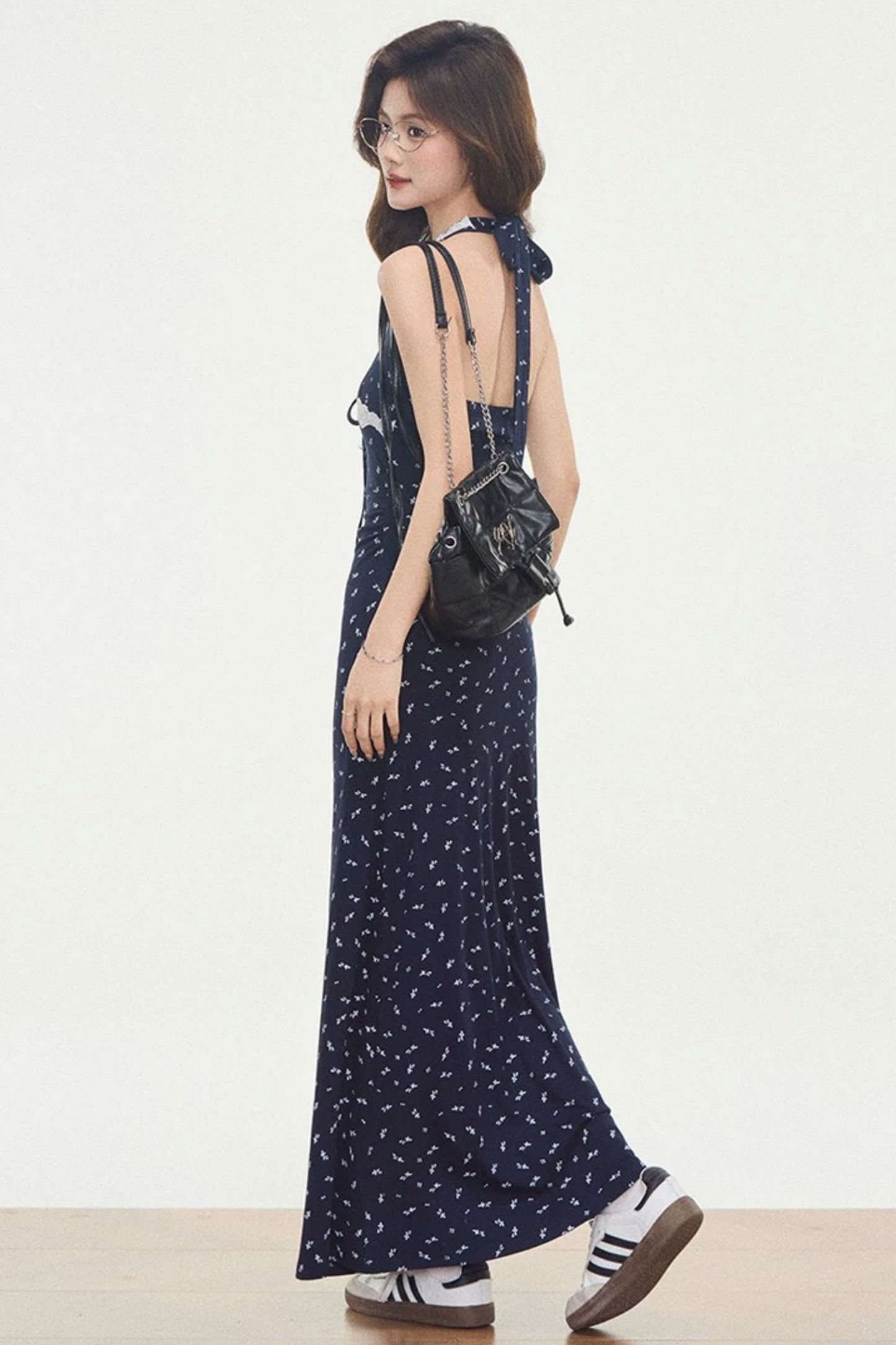 Lace Knit Dress Cardigan Set-Up