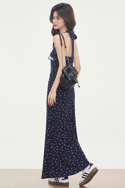 Lace Knit Dress Cardigan Set-Up