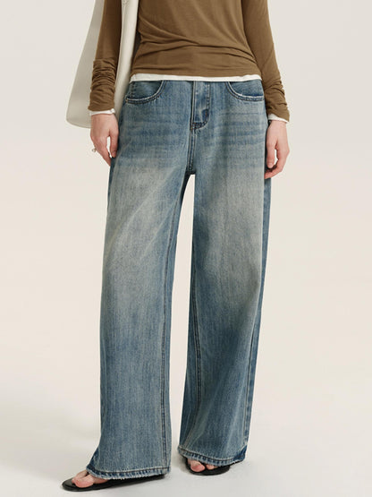 8,15 auf die neue Mitgliedschaft 85% Rabatt auf Distressed Jeans, amerikanische Retro-Kratzer nach der Kennzeichnung von High-Waisted dünne und vielseitige Hosen