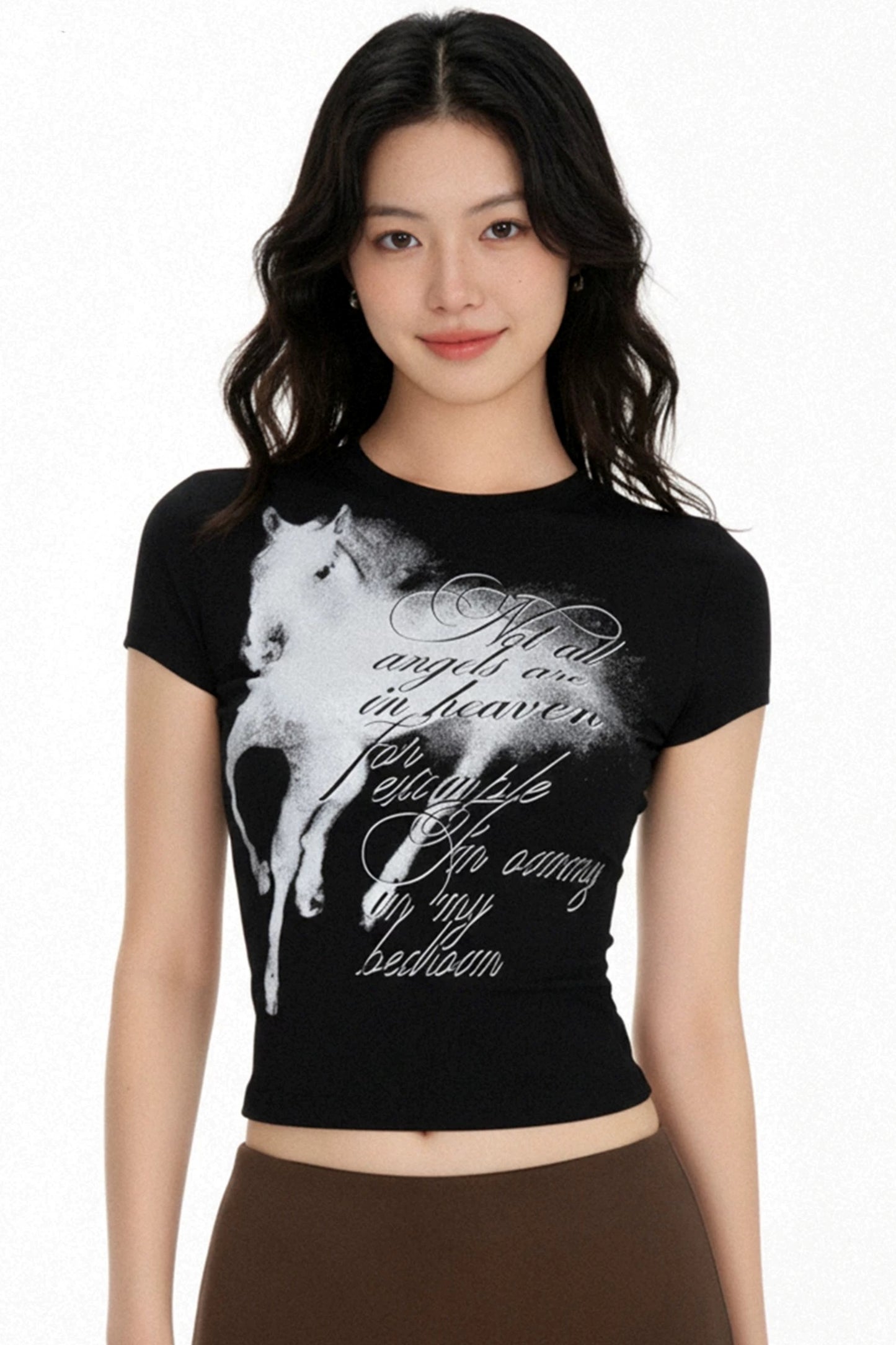 Retro Pony Print Top