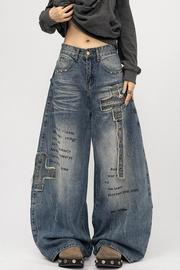 American Spice Girls Wide-Leg Pants