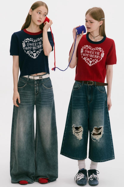 Sweetheart Love Shoulder T-shirt