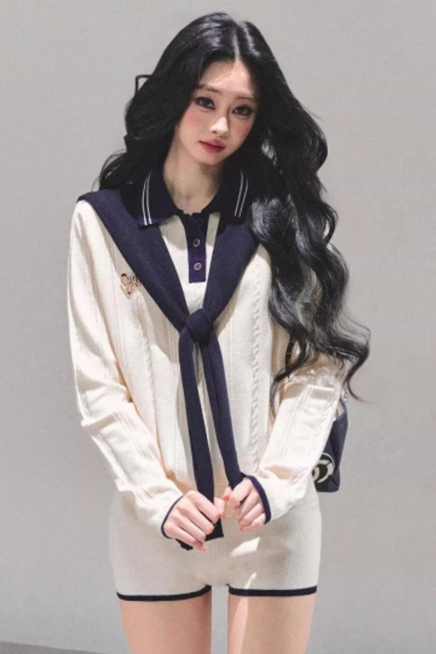 Morning Mist Knitted Suit Set-Up