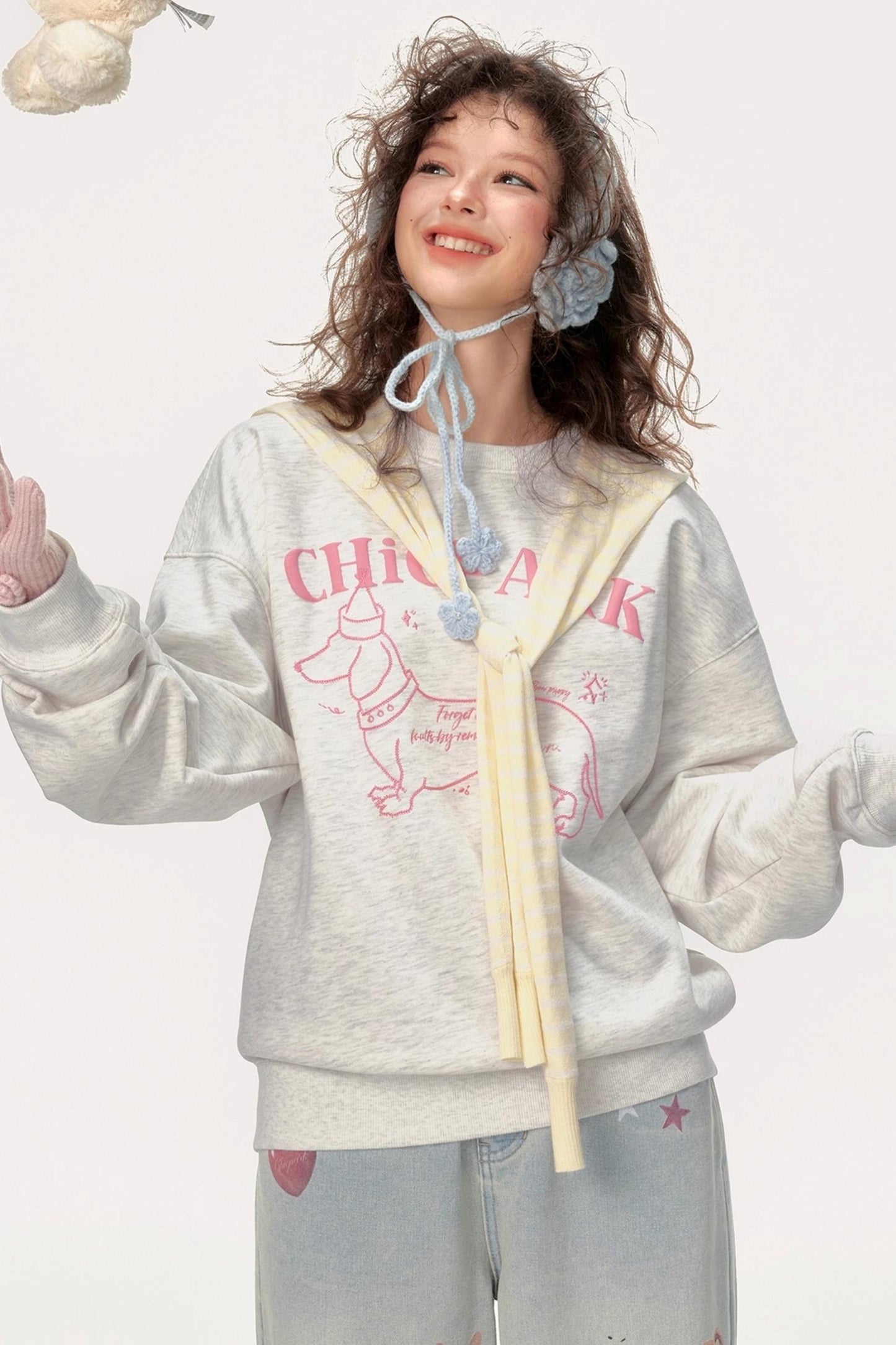 Casual Loose Sweet Pullover Top