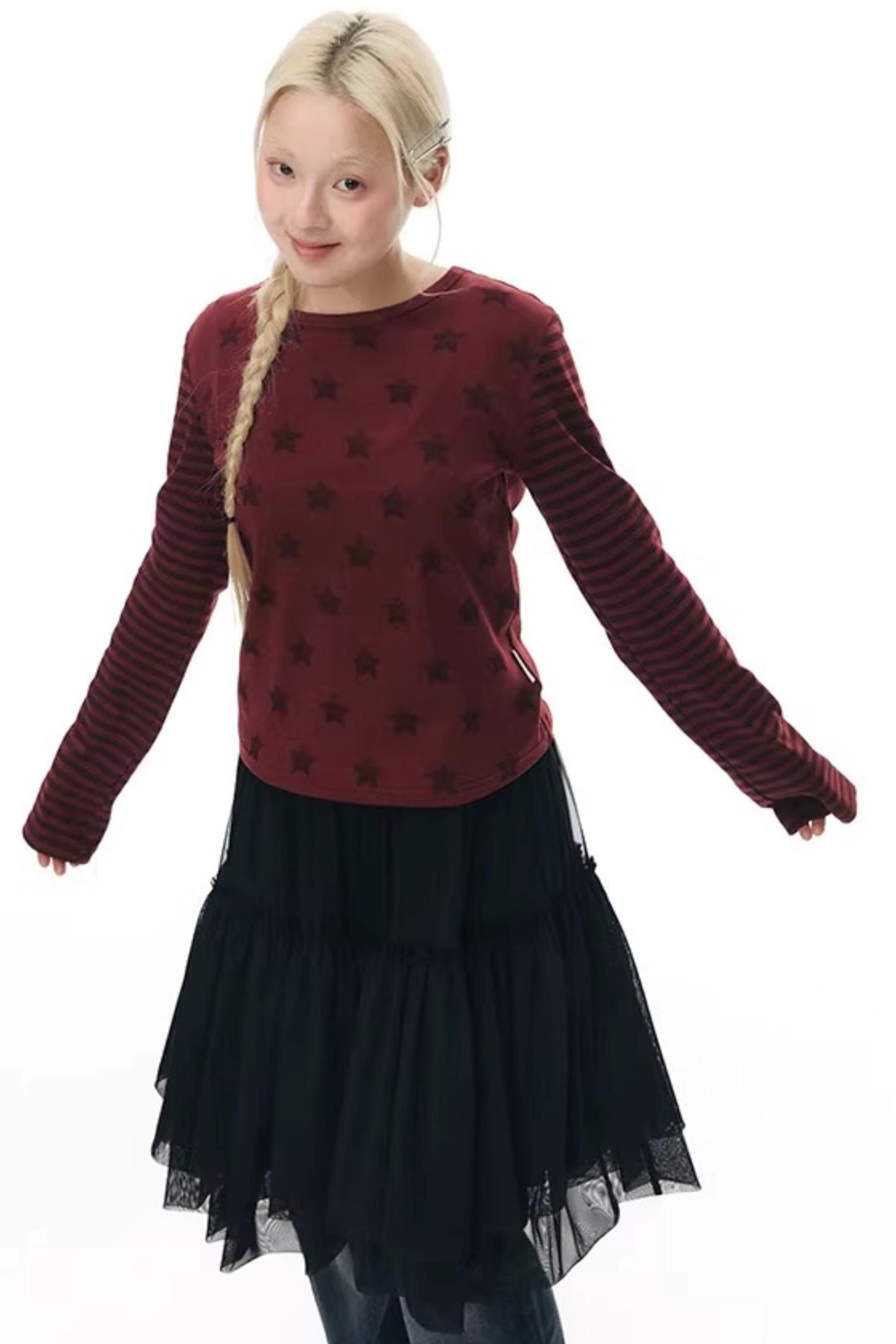 Star Stripe Slim Fit Top