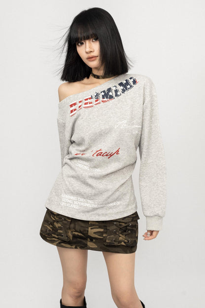 Retro Spice Girl Long Sleeve Sweatshirt Top