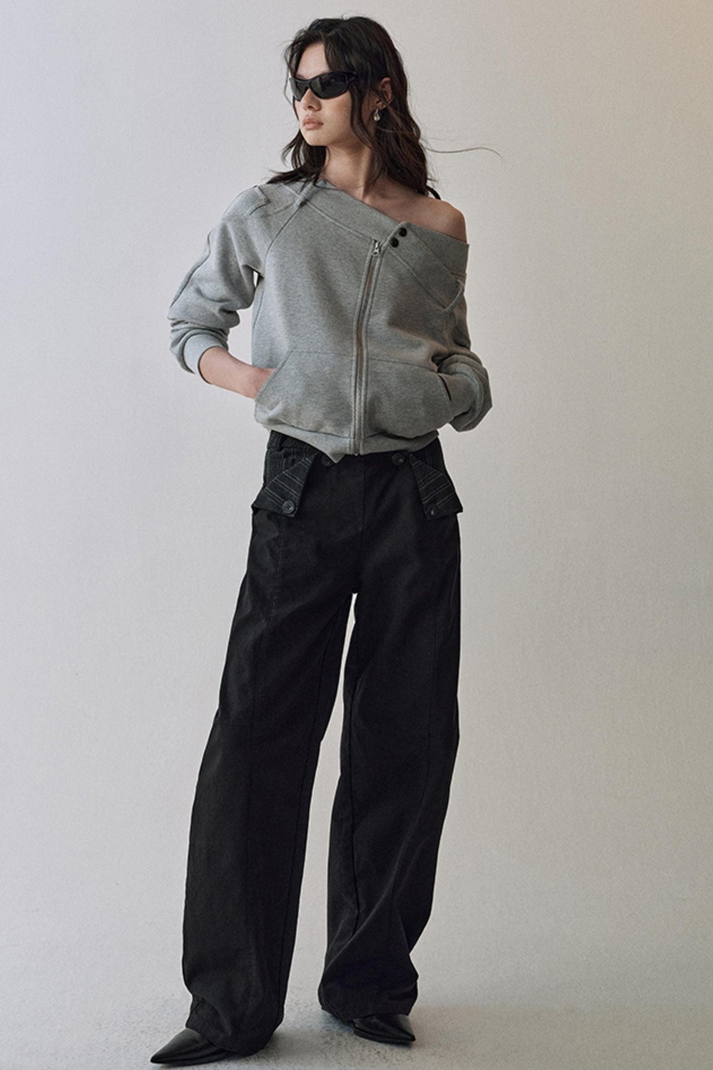 Yuan Boundary Double Waist Pants