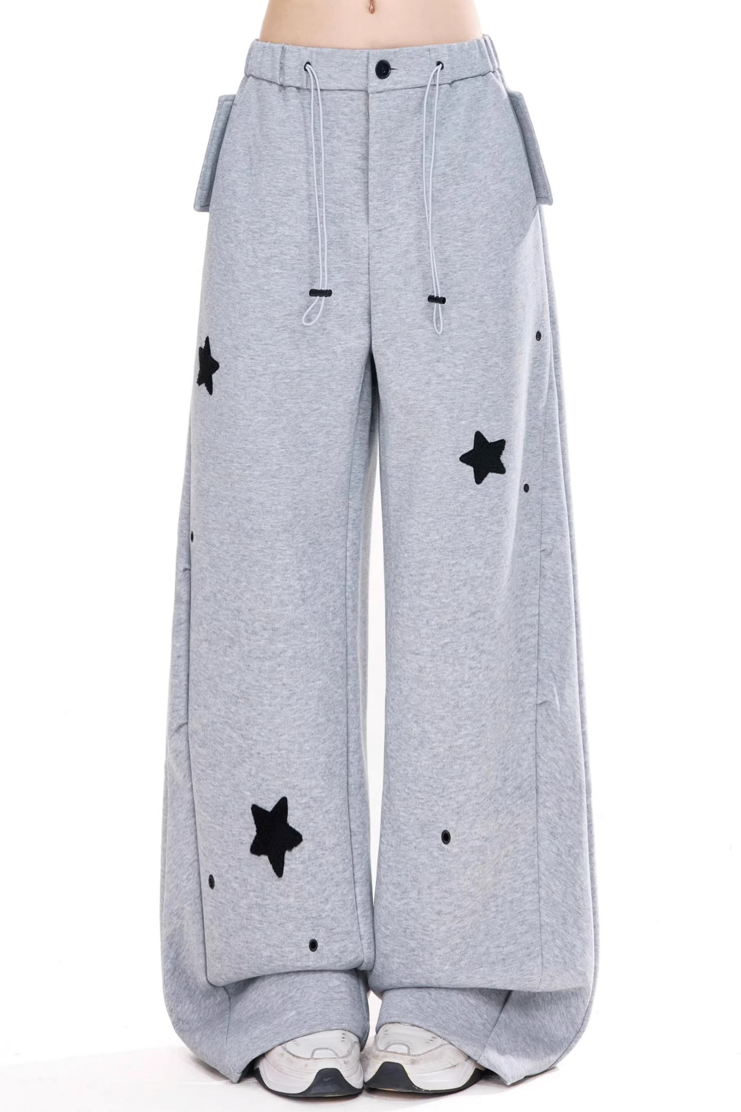 American Retro Wide-Leg Pants