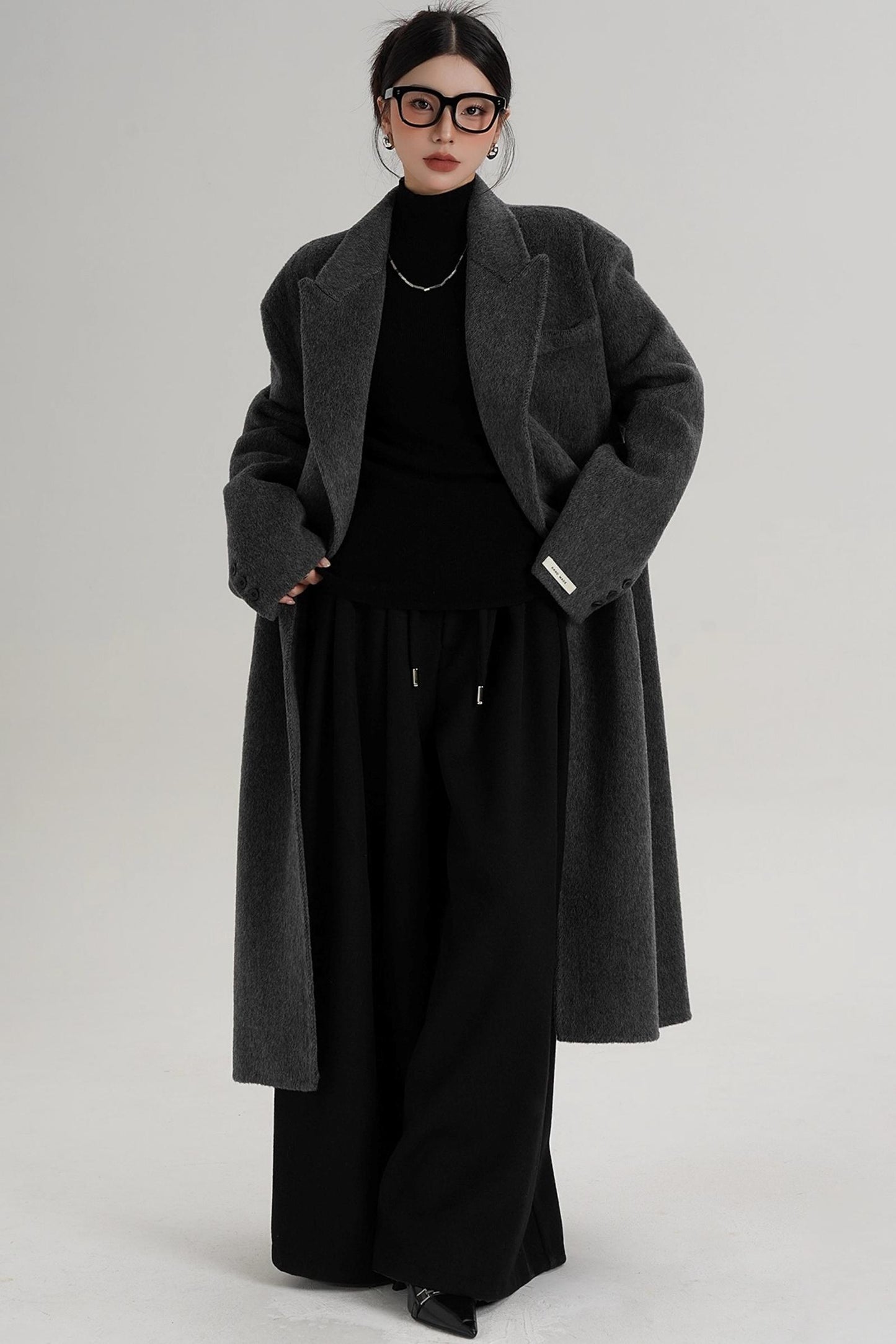 Elegant Long Wool Coat