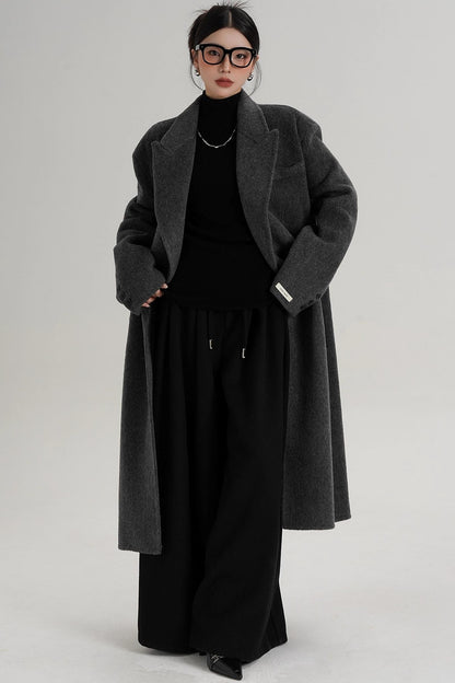 Elegant Long Wool Coat