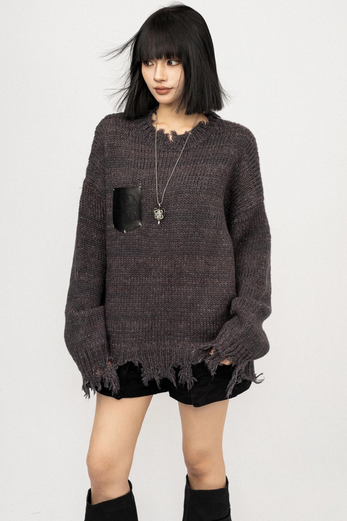 American Retro Fringe Sweater