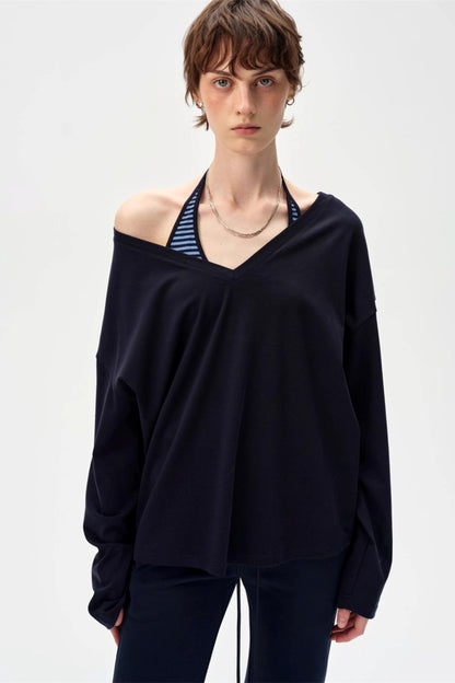 Lyocell V-Neck Base T-Shirt