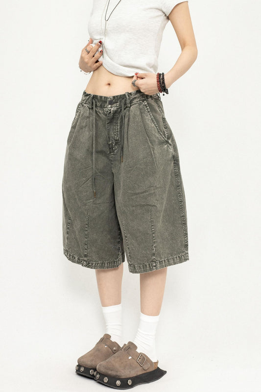 Relax Wide-Leg Shorts