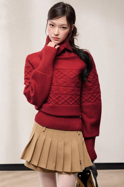 Autumn Batwing Knit Sweater