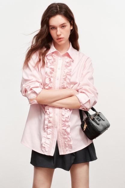 Lotus Lace Long-Sleeved Shirt