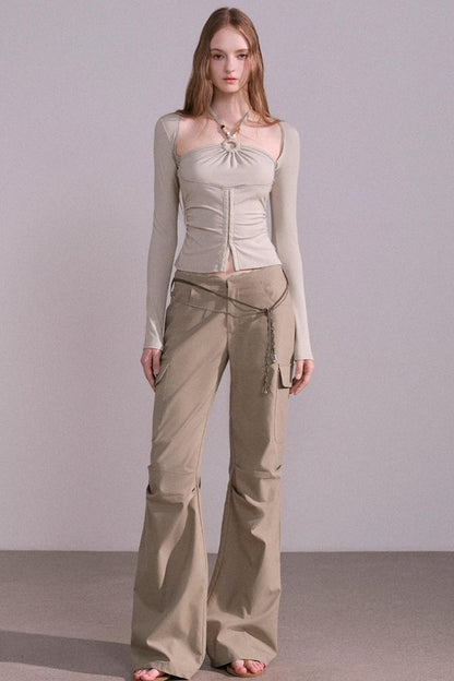 Autumn Wide Cargo Pants