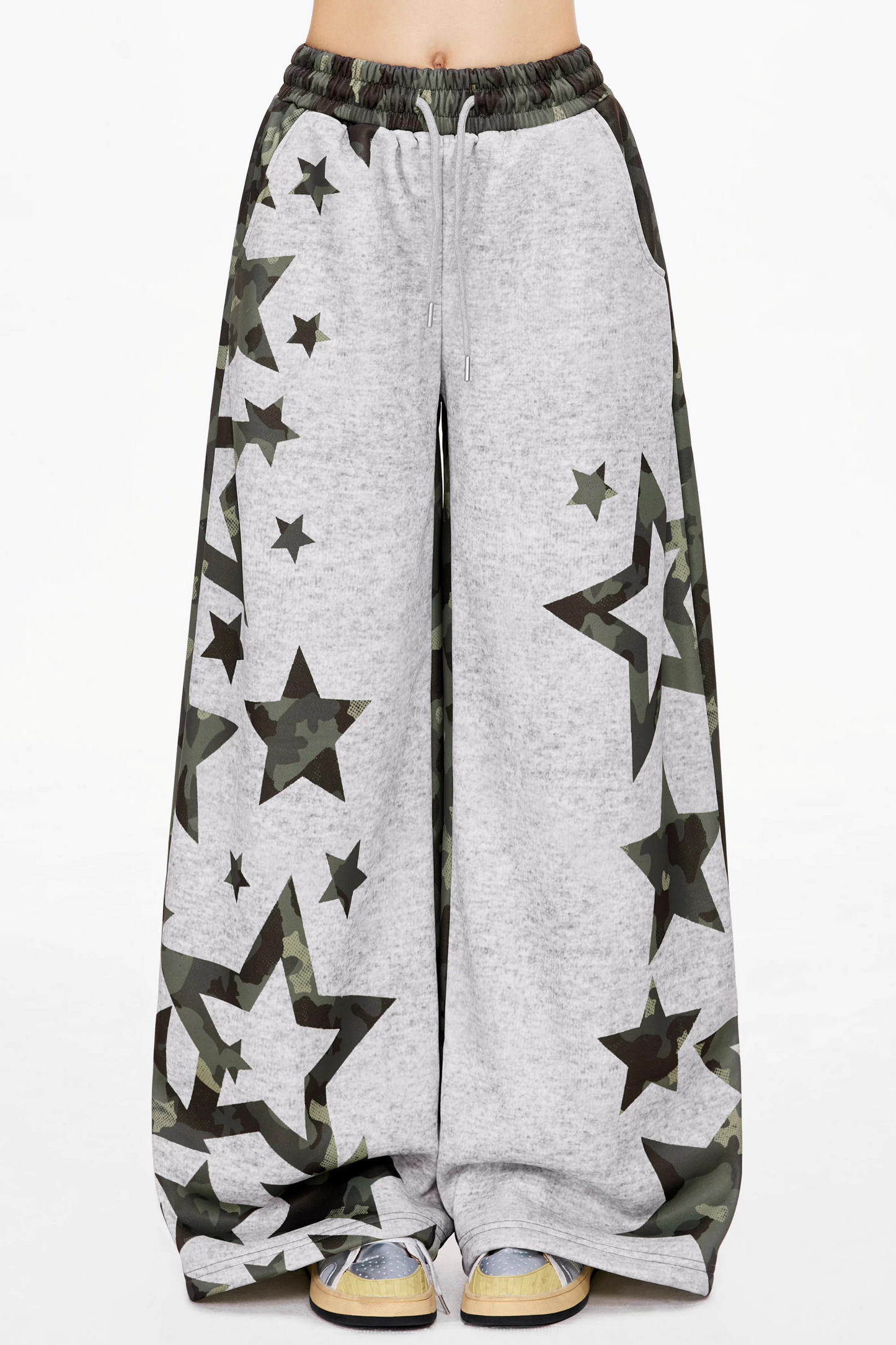 Retro Camouflage Fleece Sweatpants