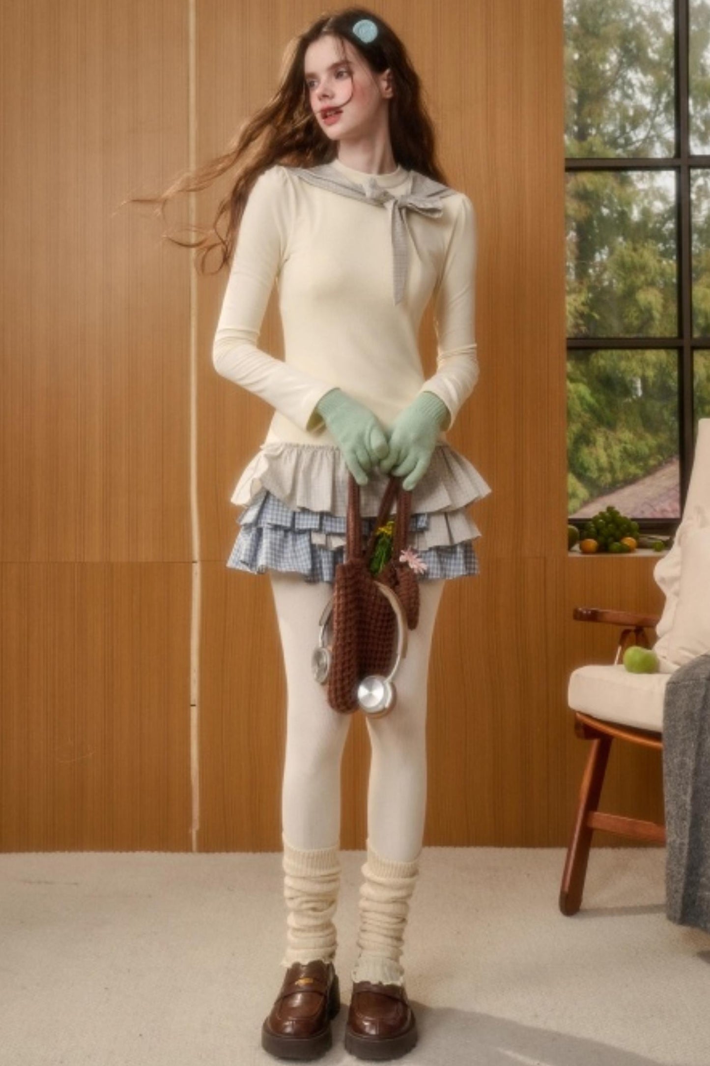 Lake Blue Vichy Dress