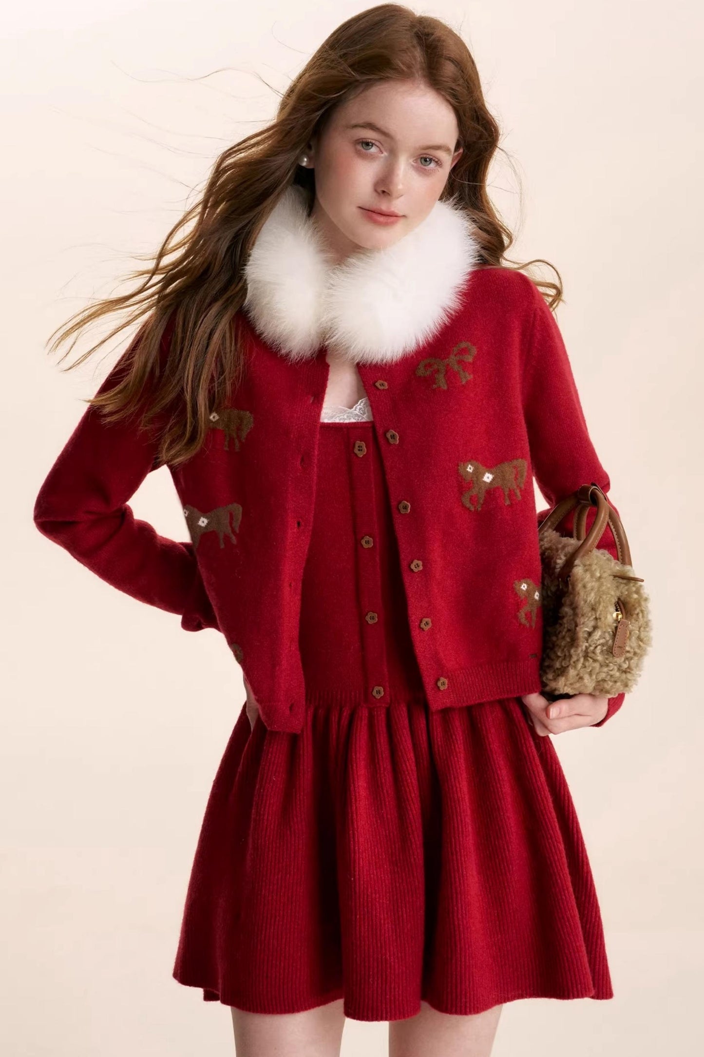 Instant Flowering Wool Dress Set-Up