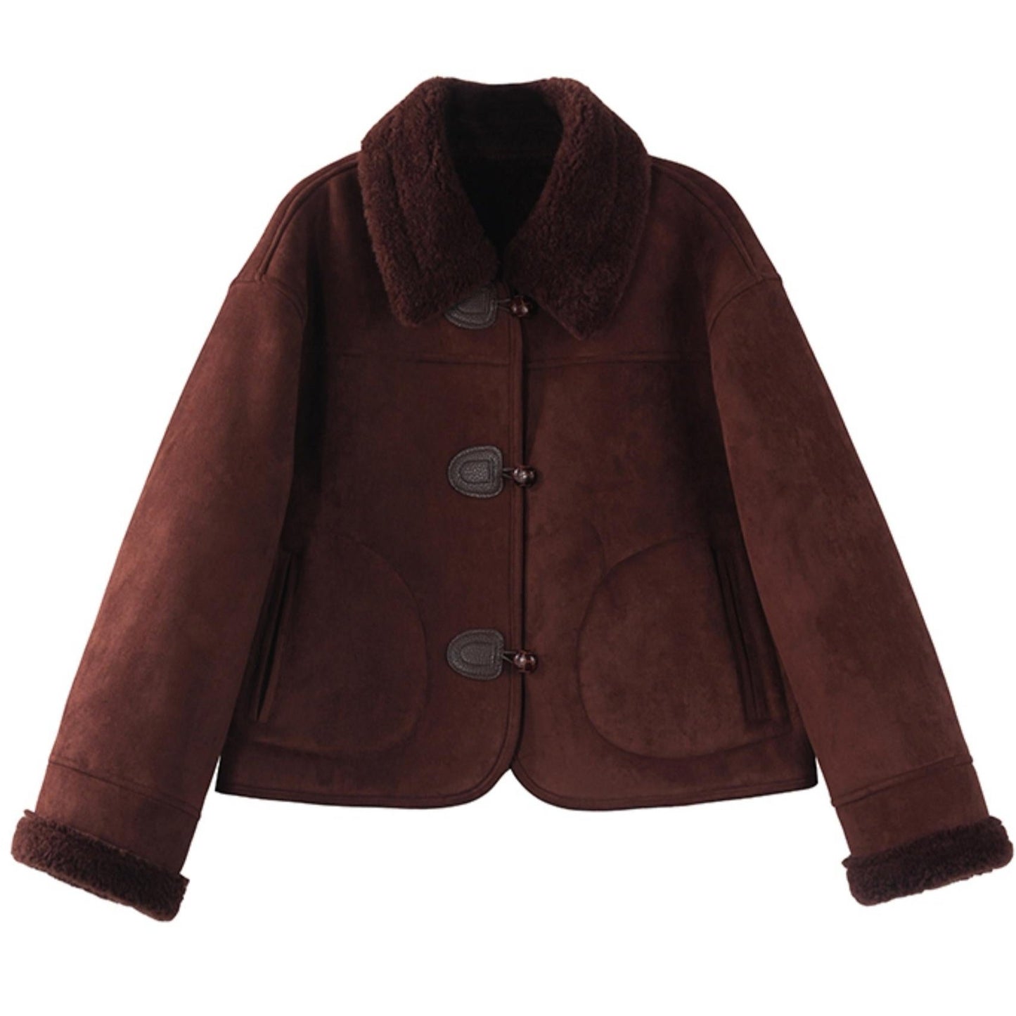 Winter Maillard Fur Lambswool Jacket