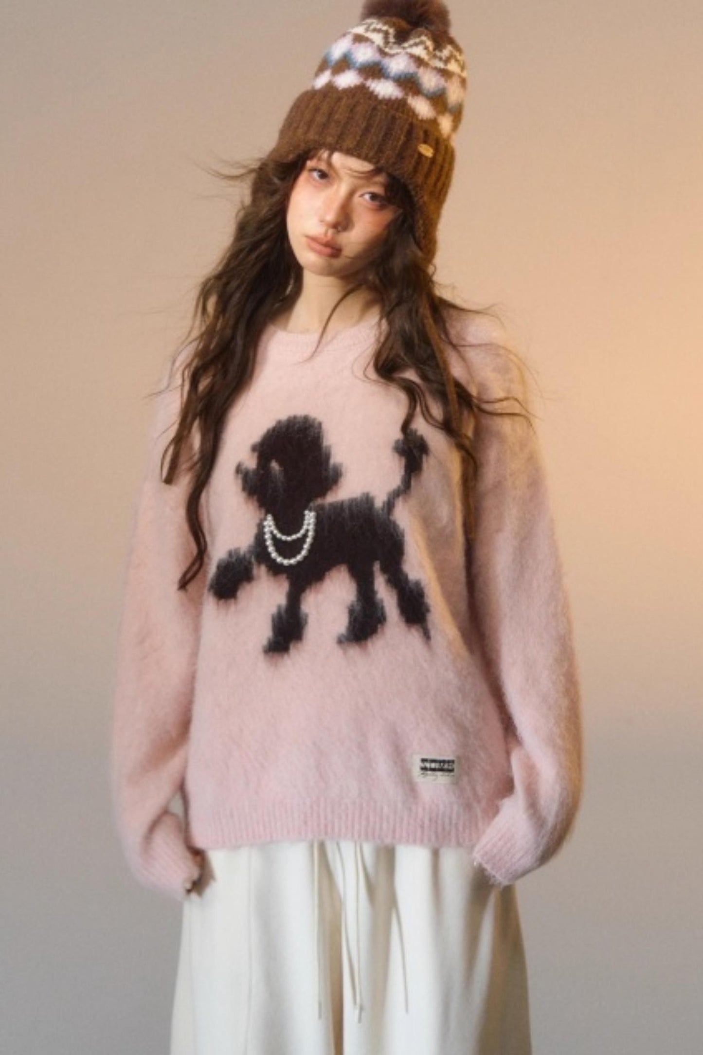 Tsundere Puppy Crewneck Sweater