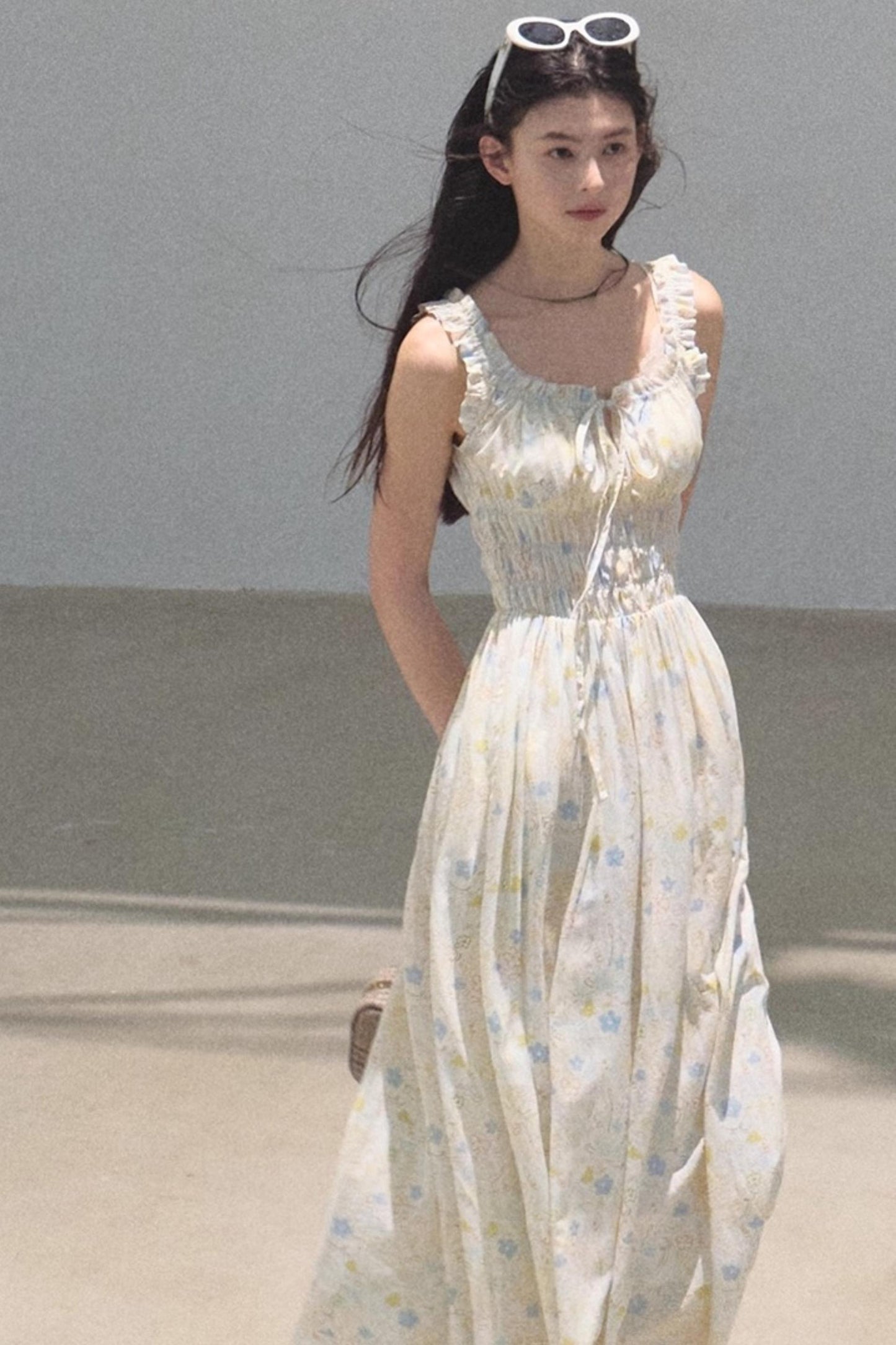 Bubbling Soda Printed Slip Dress