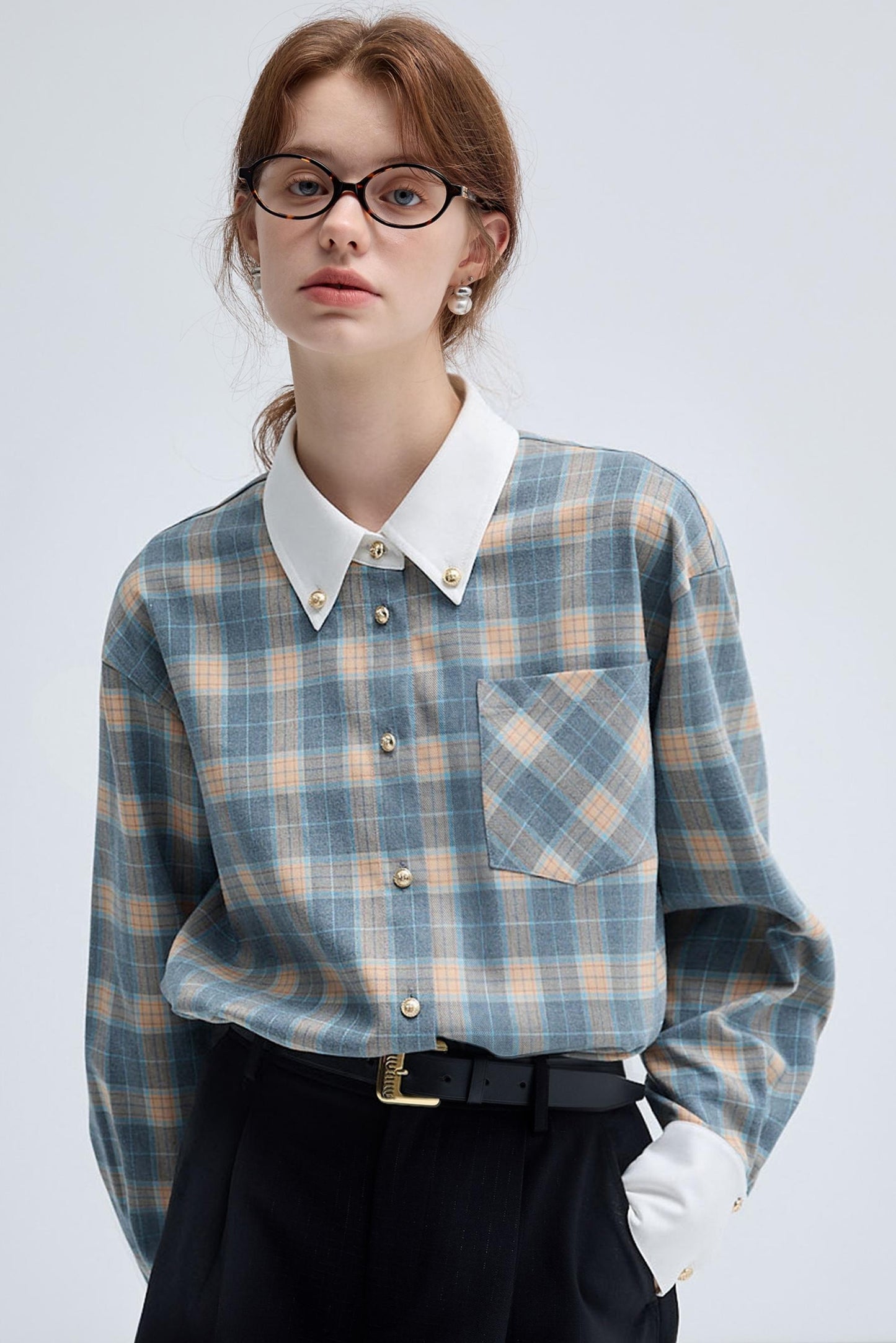 Vintage British Plaid Shirt