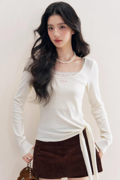 Lazy Lace Long Sleeve Base Layer Top Set