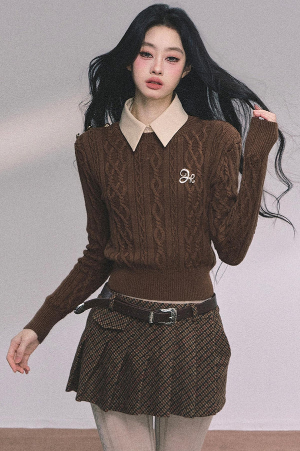 High Intelligence Knitted Top