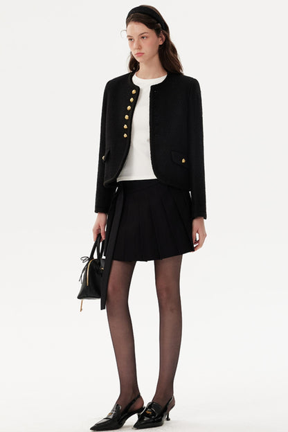 Swing cappotto nero e oro