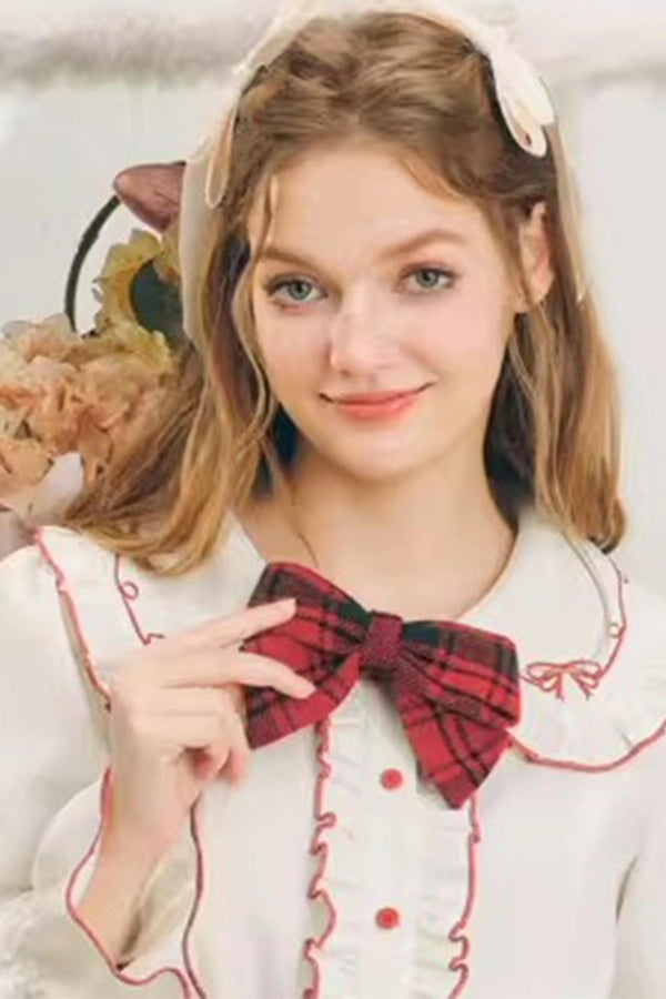 Galaxy Vintage Preppy Suit Bow