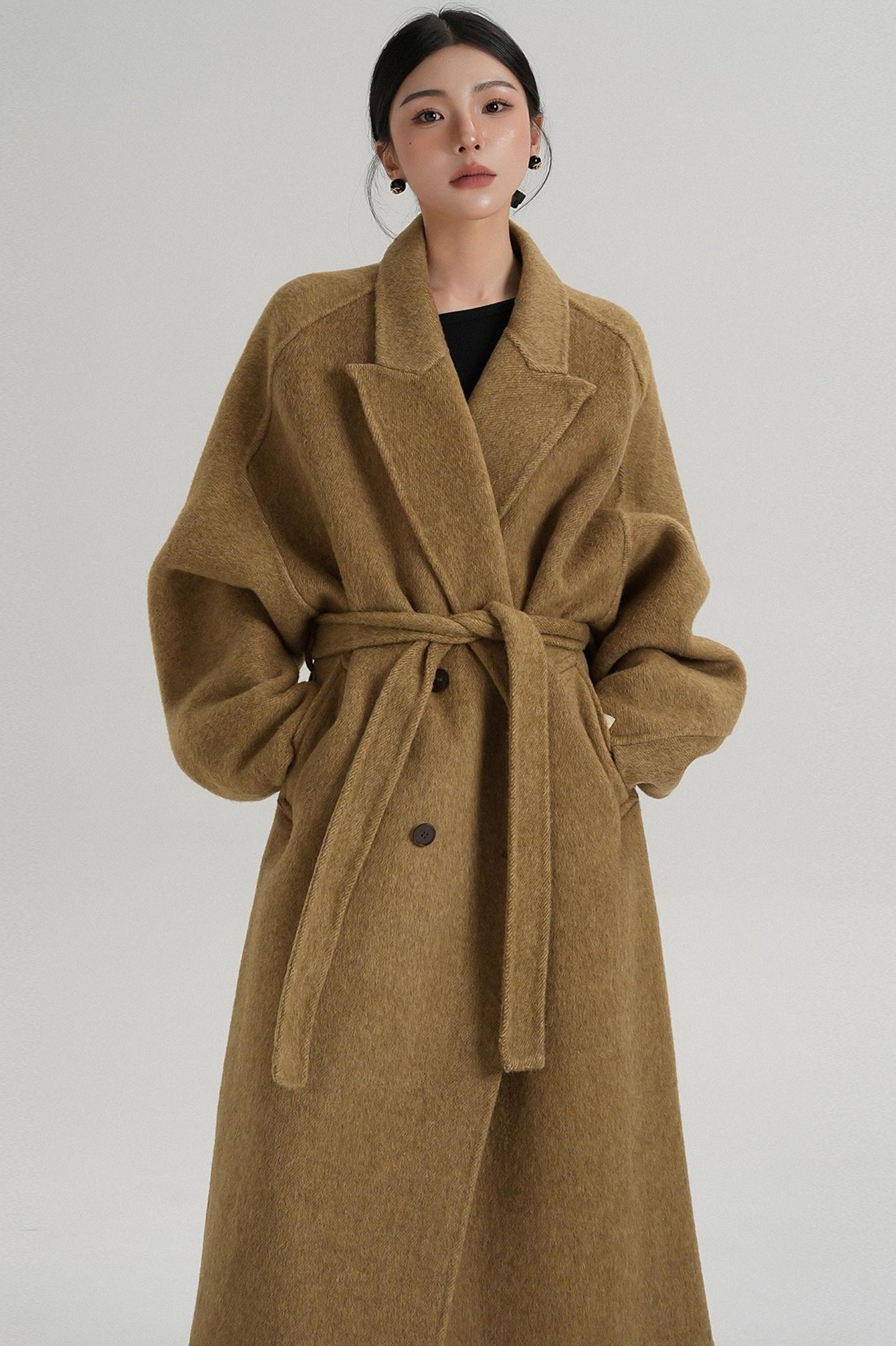 Minimalist Wool Long Jacket