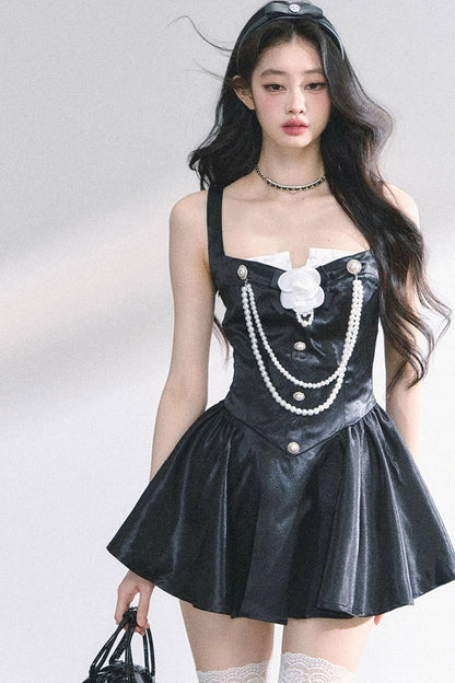 Summer Rose Halter Dress