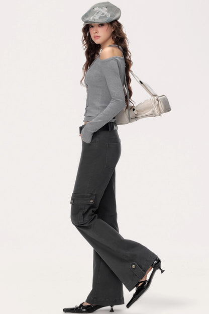 Retro Bootcut Cargo Pants