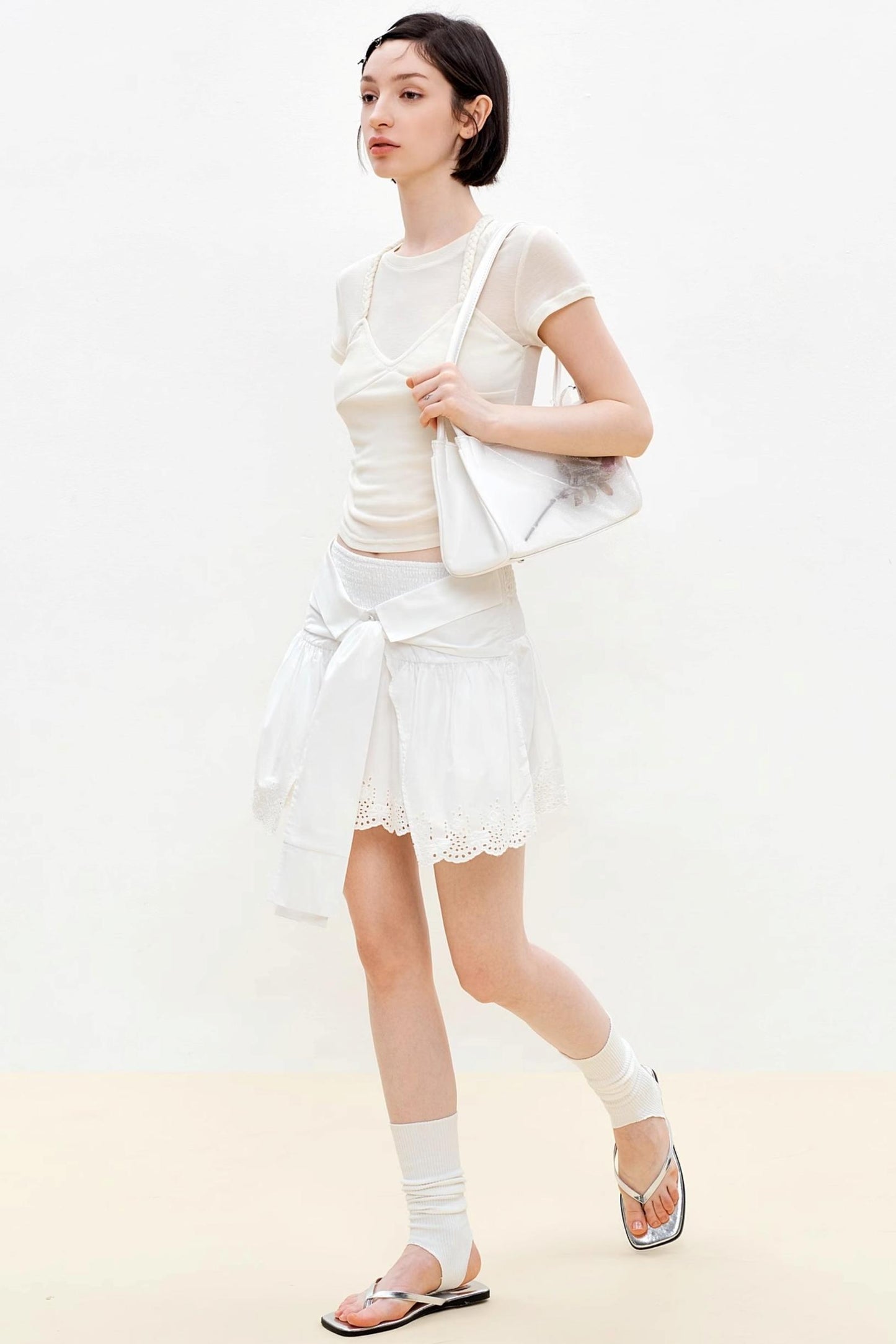 Summer Lace Halter Skirt