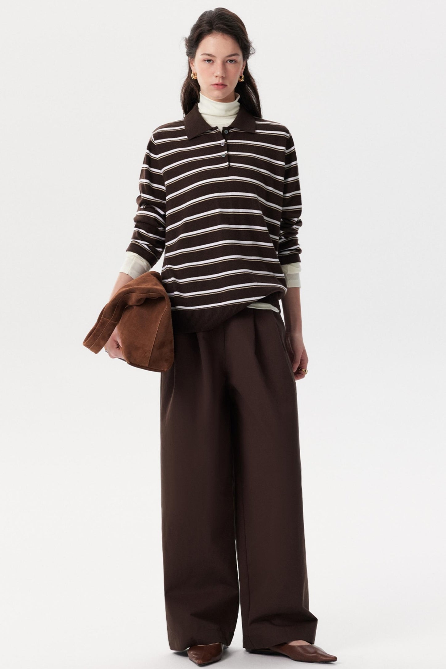 Retro Wool Striped Top