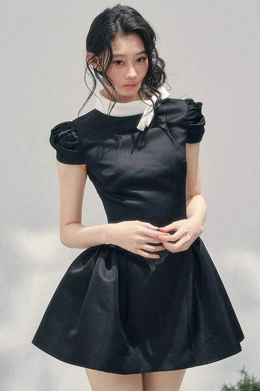 Lilian Ball Puff Sleeve Dress