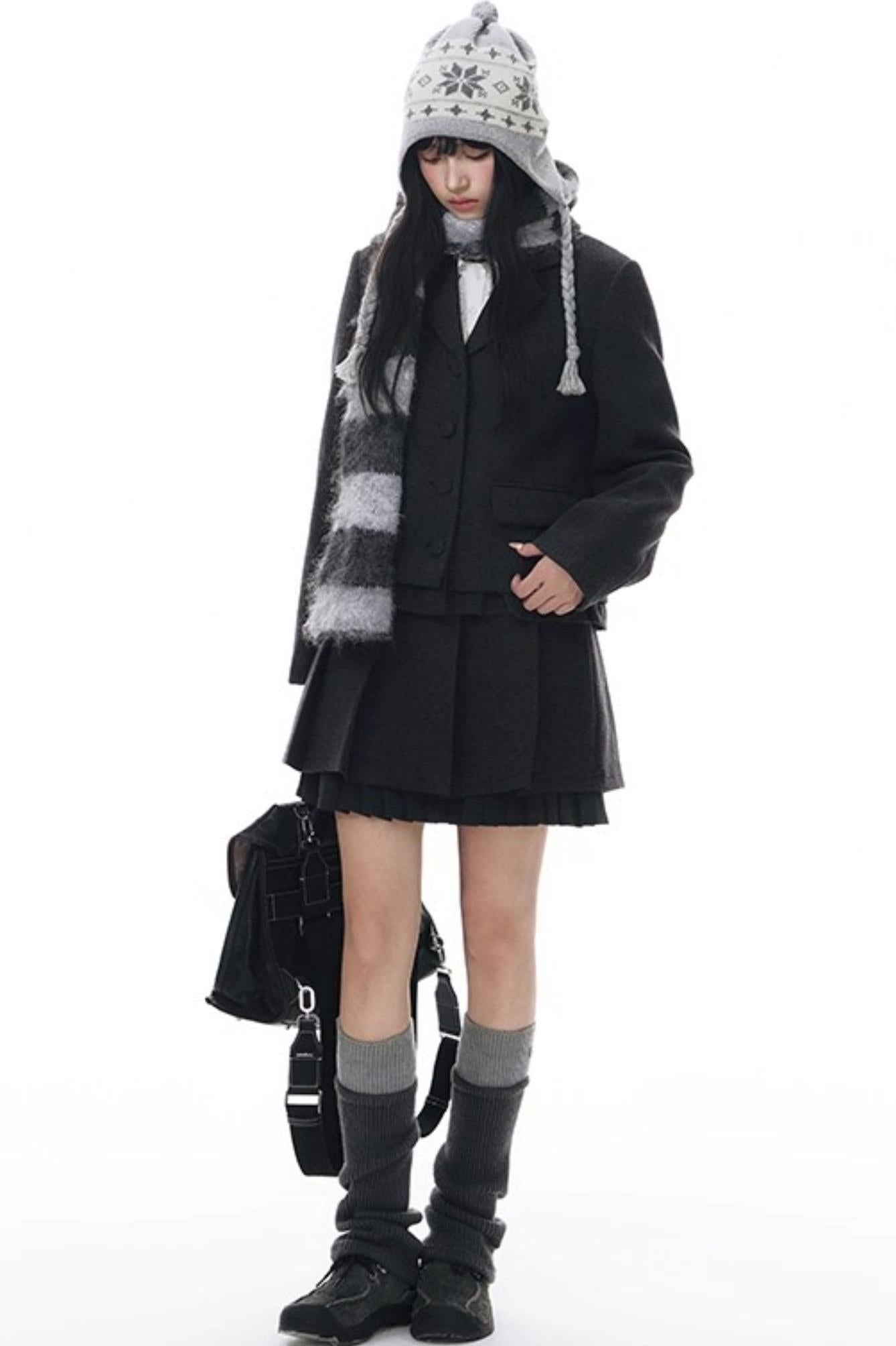 Mid-Leg Stacked Socks