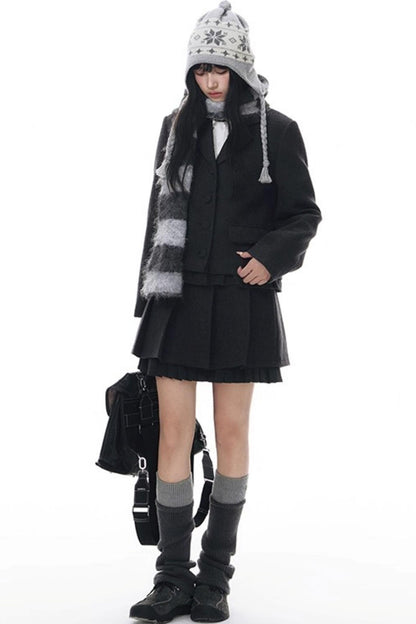 Mid-Leg Stacked Socks