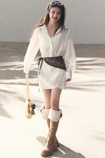 Jacquard Silk Dress Scarf Set