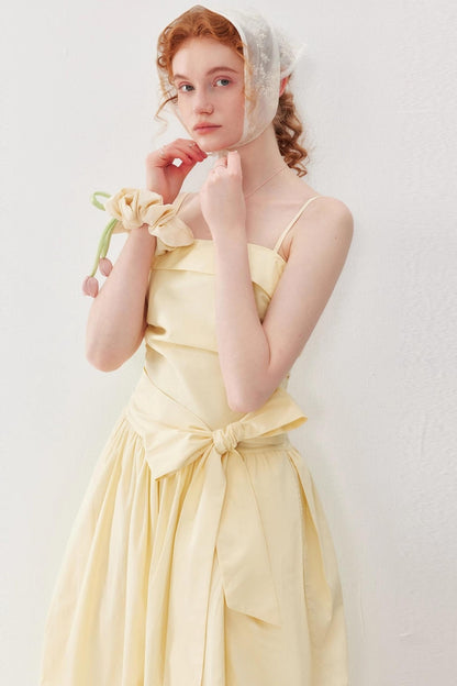 Tie-Waist Sheath Dress