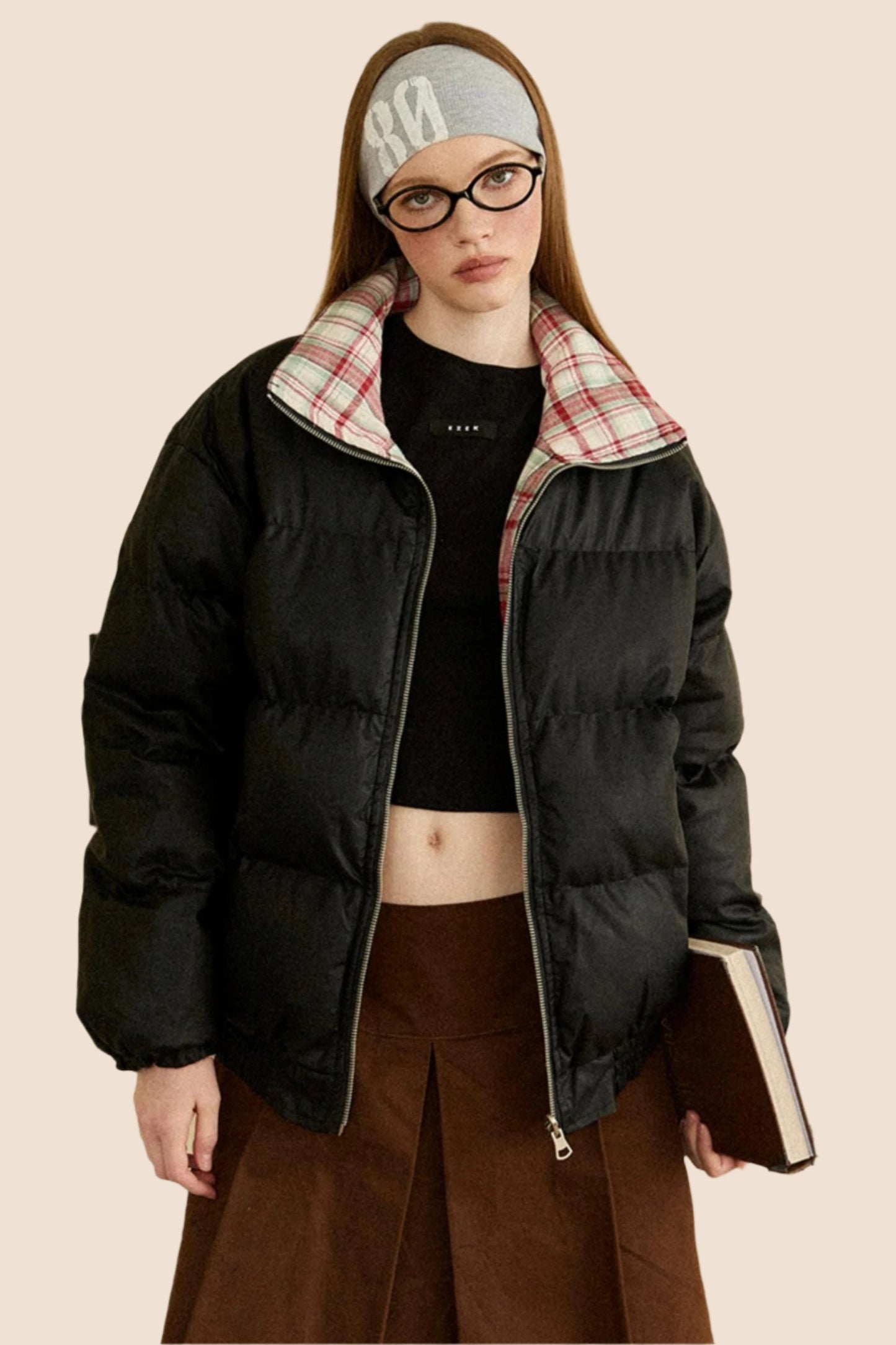 Retro Warm Reversible Winter Jacket