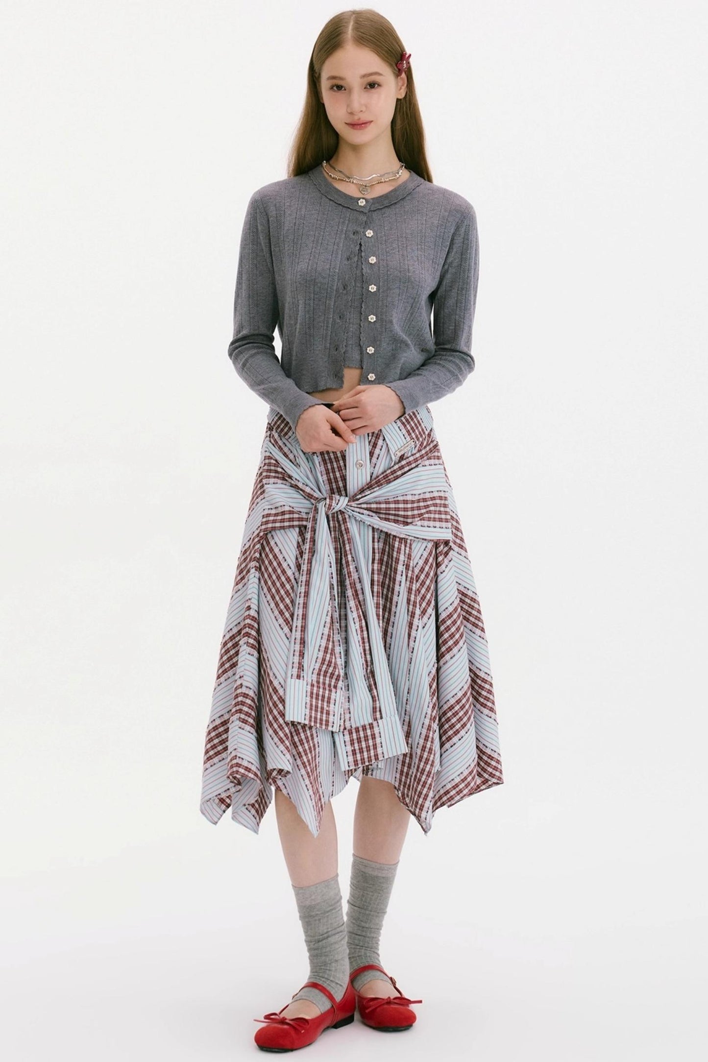 Late Summer Rhapsody Strap Skirt