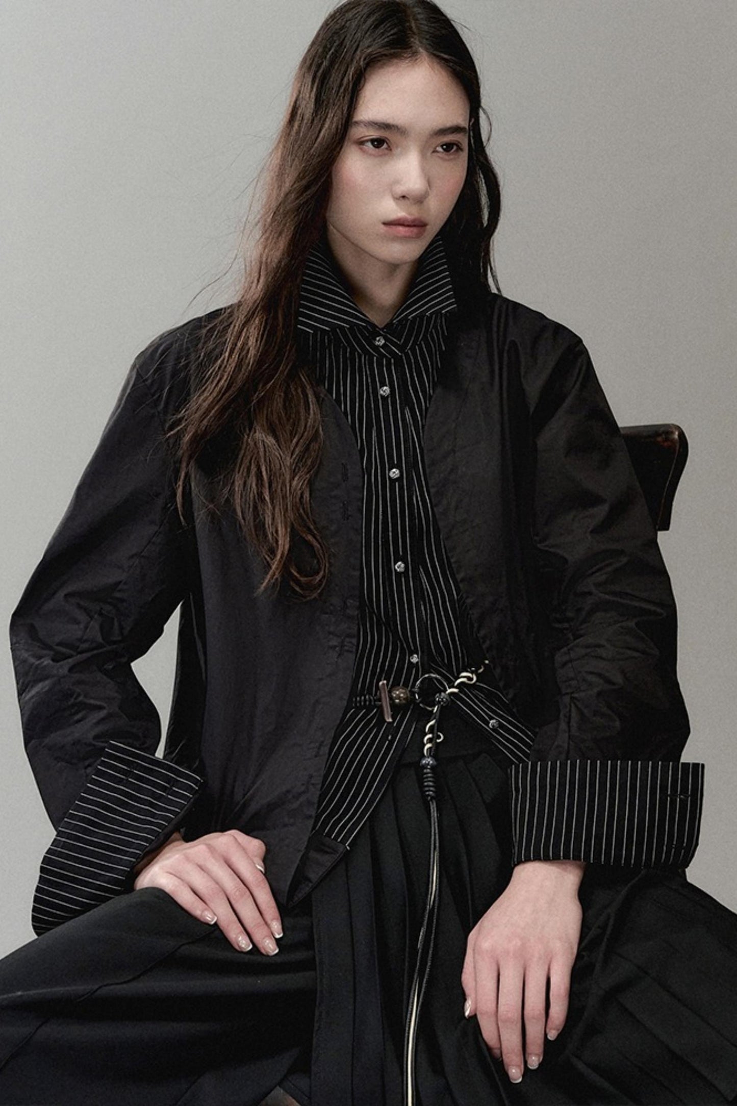 Deconstruct Striped Shirt