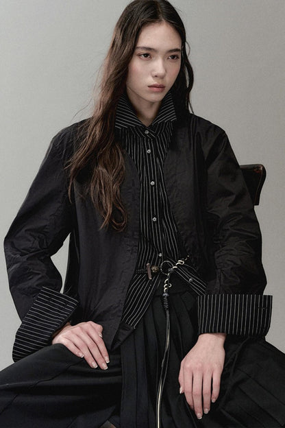 Deconstruct Striped Shirt