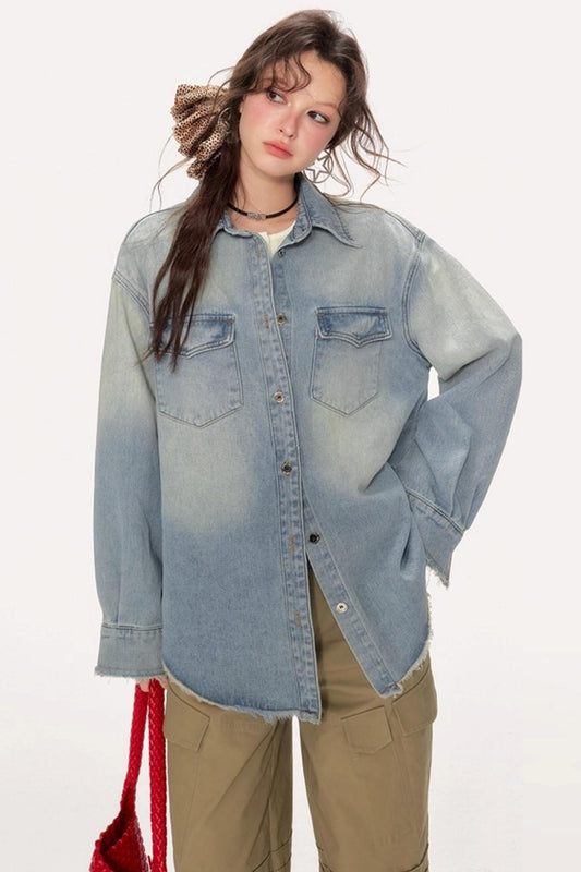 Vintage Diamond Denim Jacket