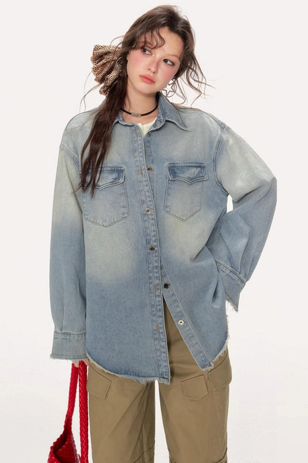 Vintage Diamond Denim Jacket