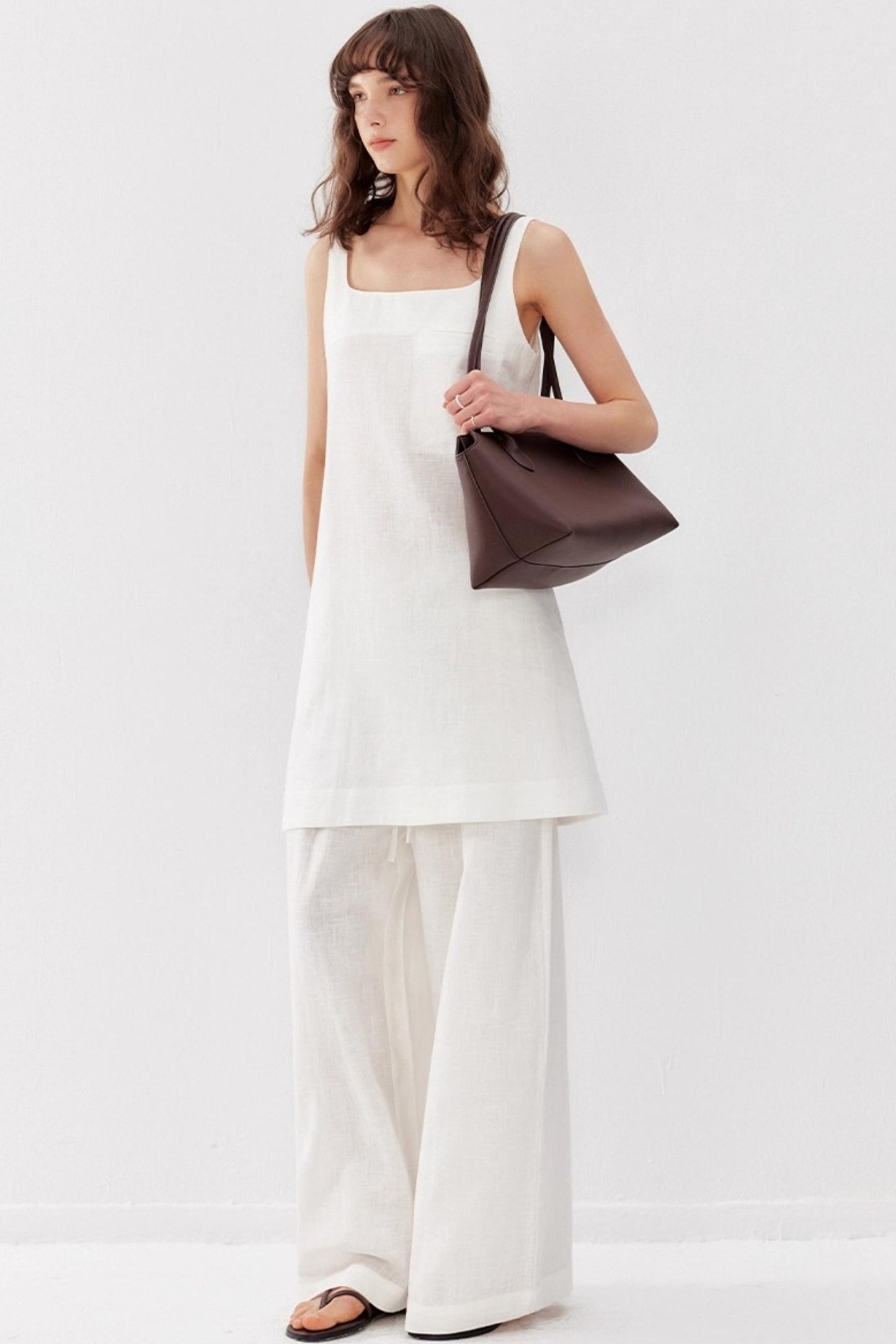 Wide-Leg Pants Set-Up